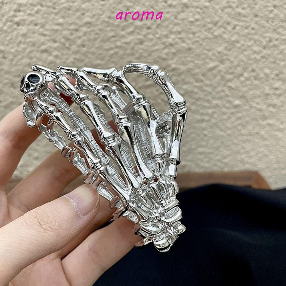 Kẹp Tóc Hình Bàn Chân Đầu Lâu Phong Cách Punk Sáng Tạo|Kẹp Tóc Thiết Kế Xinh Xắn Thời Trang Cho Nữ