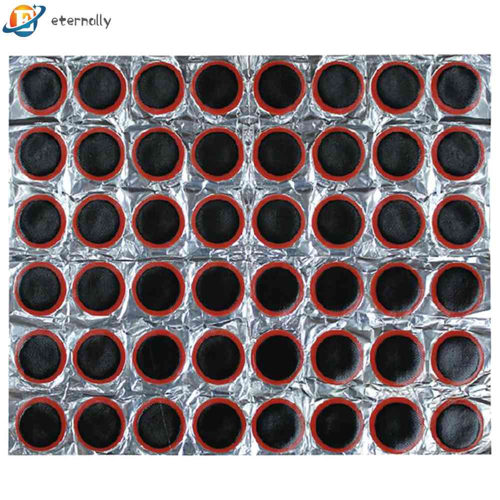 Bộ 48 Miếng Cao Su Vá Lốp Xe Hình Tròn 25mm