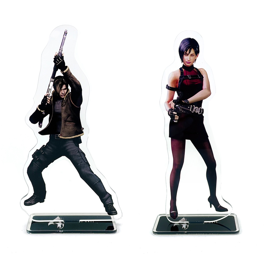 Mô Hình Nhân Vật Trong Resident 4 Leon Scott Kennedy Ada Wong Trang Trí Bánh Kem