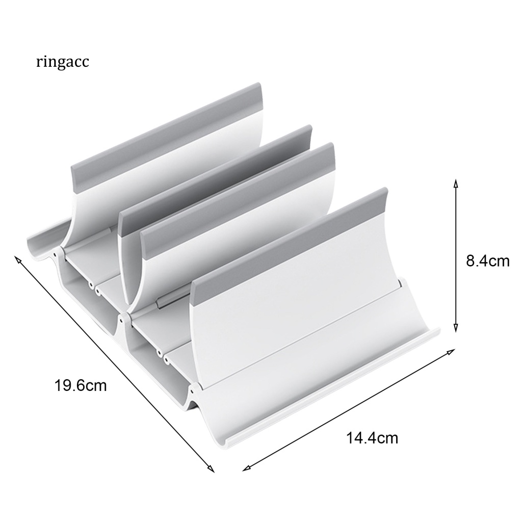 Giá Đỡ Laptop Bằng Silicon Hai Kẹp Chống Trượt Tiết Kiệm Không Gian Đa Năng