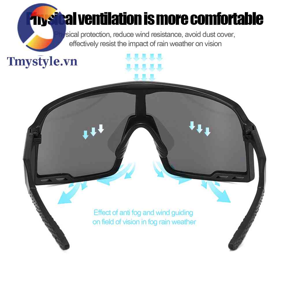 Kính Râm Bảo Vệ Chống Tia UV 2 Kiểu Dáng Thể Thao