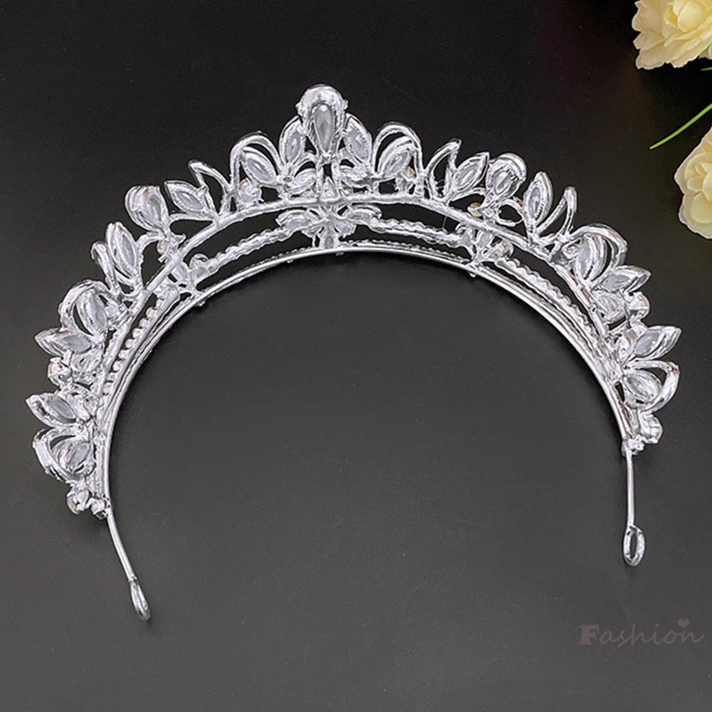 Vương Miện Cài Tóc Đính Pha Lê Lấp Lánh