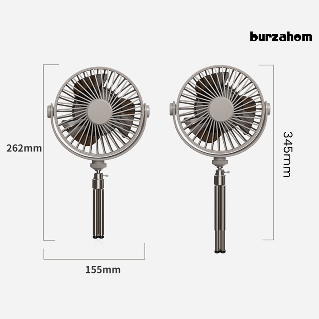 1 Bộ Quạt Làm Mát Không Dây Mini 2000mAh 3 Tốc Độ Bằng ABS Tích Hợp Đèn Ngủ Tiện Dụng