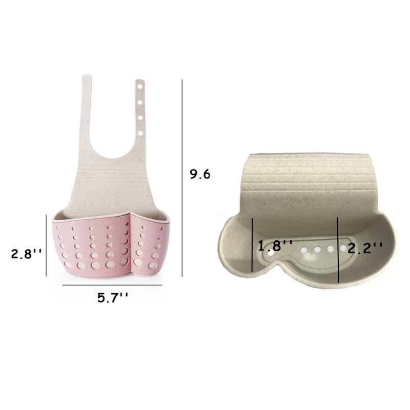 Giá Đỡ Miếng Bọt Biển / Xà Phòng Bằng Sợi Lúa Mạch KC0608-2 Tiện Lợi Dành Cho Nhà Bếp