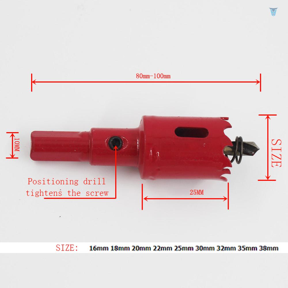 Set 9 Mũi Khoan Lỗ 16-38mm M42 Chuyên Dụng Cho Các Sản Phẩm Gỗ