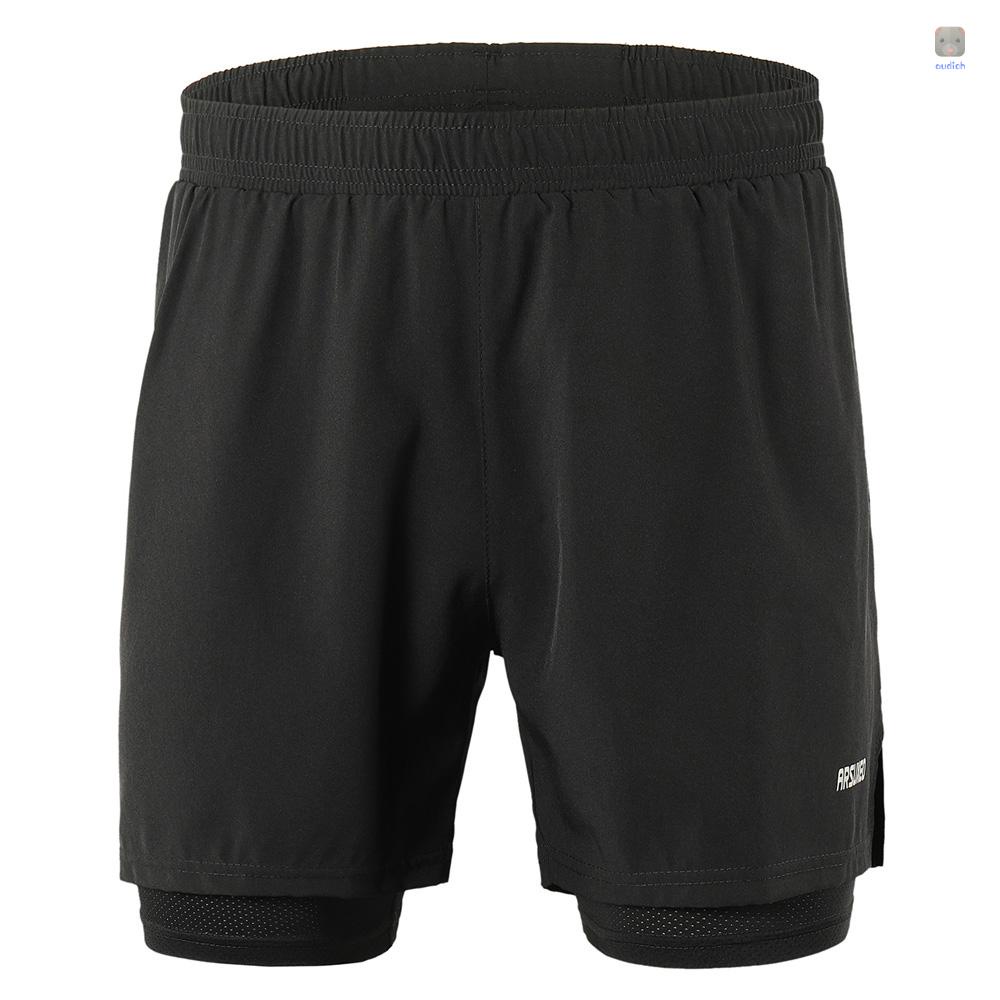 Quần ngắn đi xe đạp 2 Trong 1 Thoáng Khí Mau Khô Cho Nam