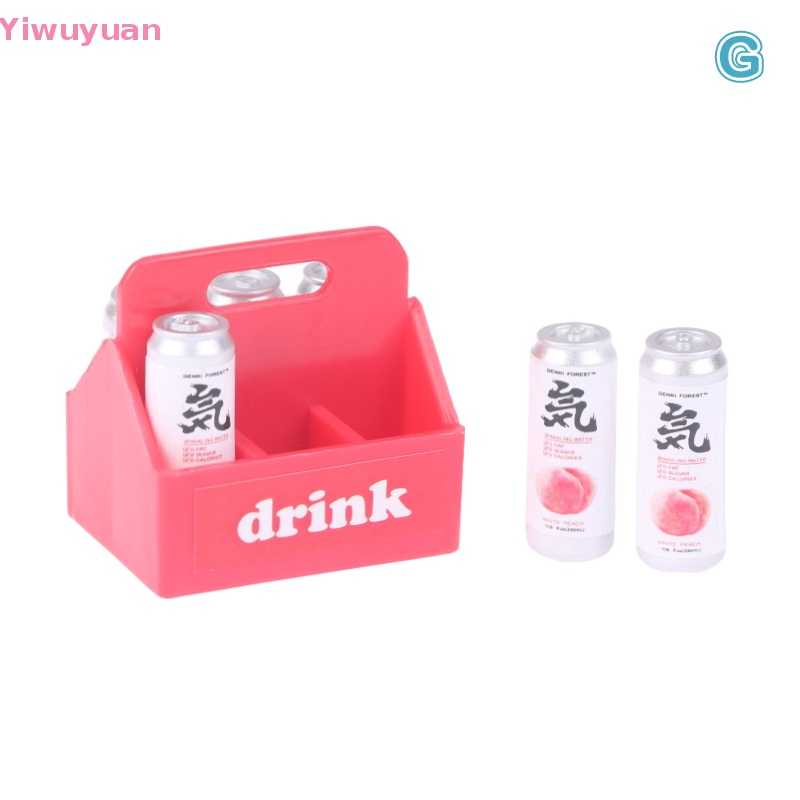 1 Bộ Bình Uống Nước Mềm Mại Trang Trí Nhà Búp Bê Tỷ Lệ 1: 12