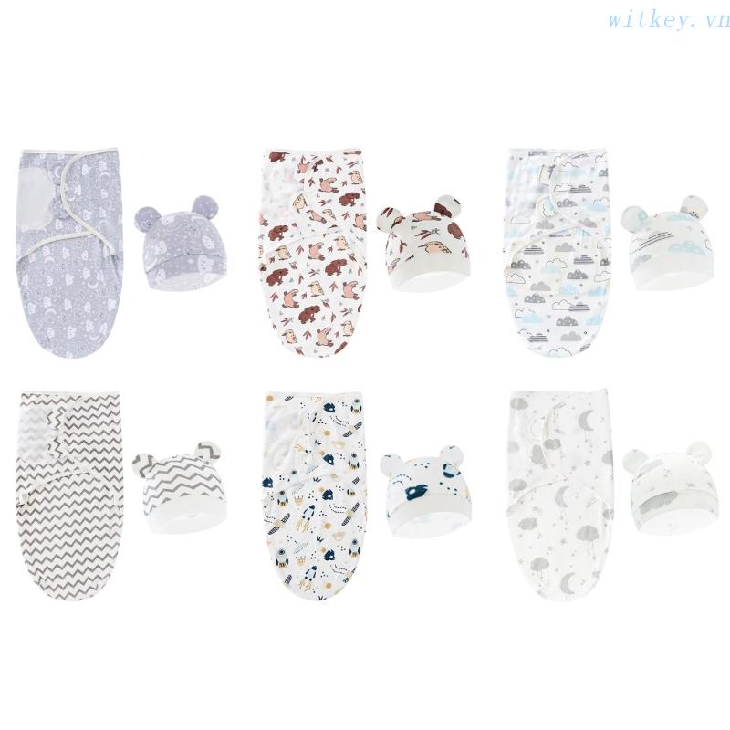 Chăn Quấn Em Bé Bằng Cotton Họa Tiết Đầu Lâu Độc Đáo