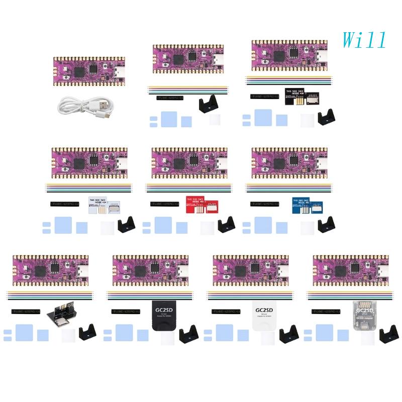 Bảng Mạch Chuyển Đổi Pi Pico Pico Pico SD2SP2 Adapter GC2SD Với Mô Đun Giao Diện Kỹ Thuật Số Linh Hoạt