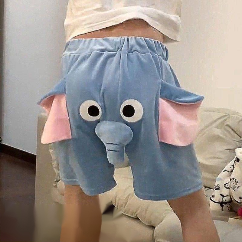 Quần short quần đùi bigsize baggy kích thước lớn nam nữ rộng thùng thình thêu dumbo 2023 mới thời trang trẻ trung nhỏ bay lượn thâm nhập màu sắc mùa hè thời trang cặp đôi đôi nam nữ sử dụng quần short chống nhăn phong cách mặc ở nhà short unisex
