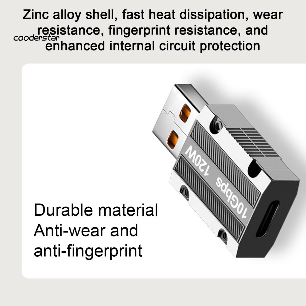 Bộ Chuyển Đổi Phích Cắm Sang Cổng USB Type-C Bằng Hợp Kim Kẽm Tản Nhiệt Tốt Tiện Dụng Cho Máy Tính