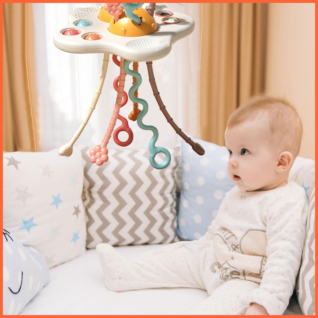 Đồ Chơi Dây Kéo Cảm Biến Chạm Vui Nhộn Cho Bé