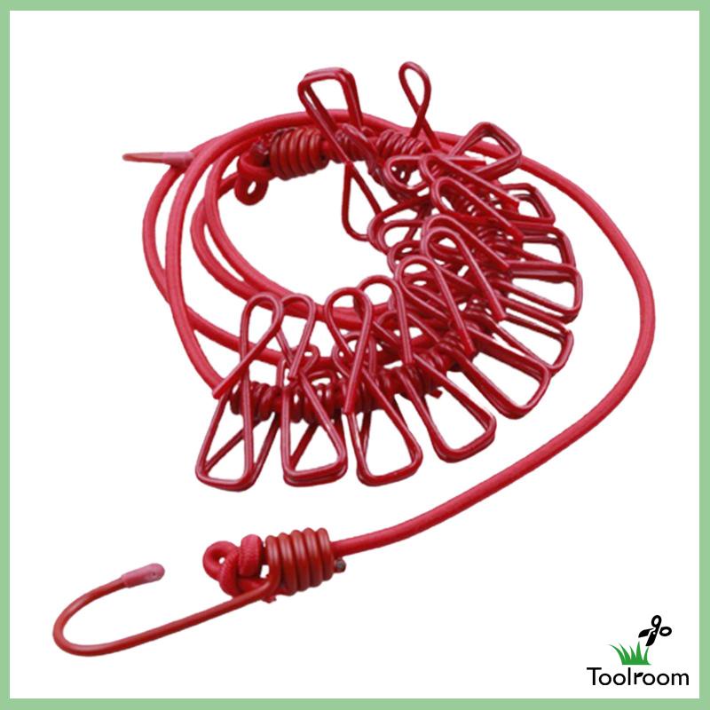 Dây Phơi Quần Áo Co Giãn Tiện Dụng Cho Sân Vườn / Du Lịch