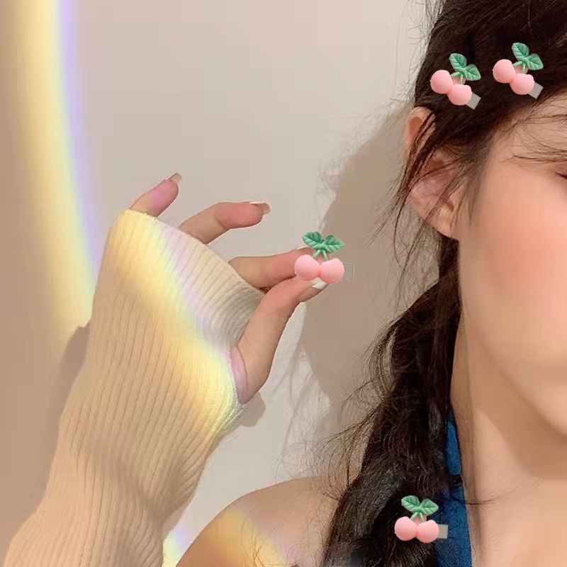 Set 10 Kẹp Tóc Hoạt Hình Dễ Thương Cho Bé Gái