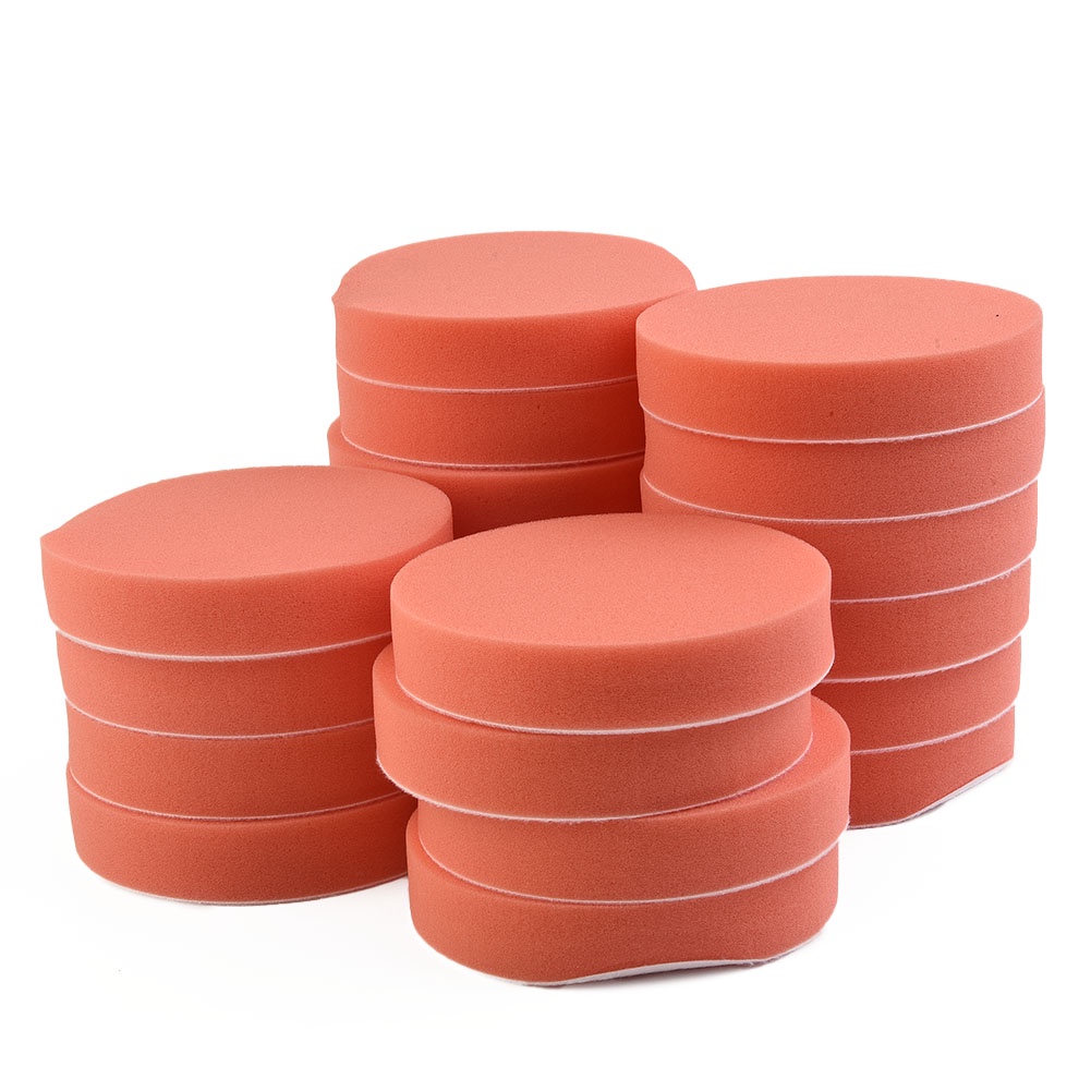 Đệm Đánh Bóng Xe Hơi 125mm Màu Cam