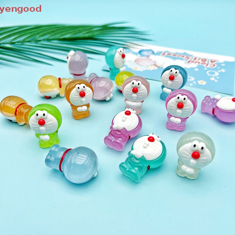 1 Đồ trang trí Nhân Vật Hoạt Hình Mini Bằng Nhựa Resin Phát Sáng Trang Trí Tiểu Cảnh DIY