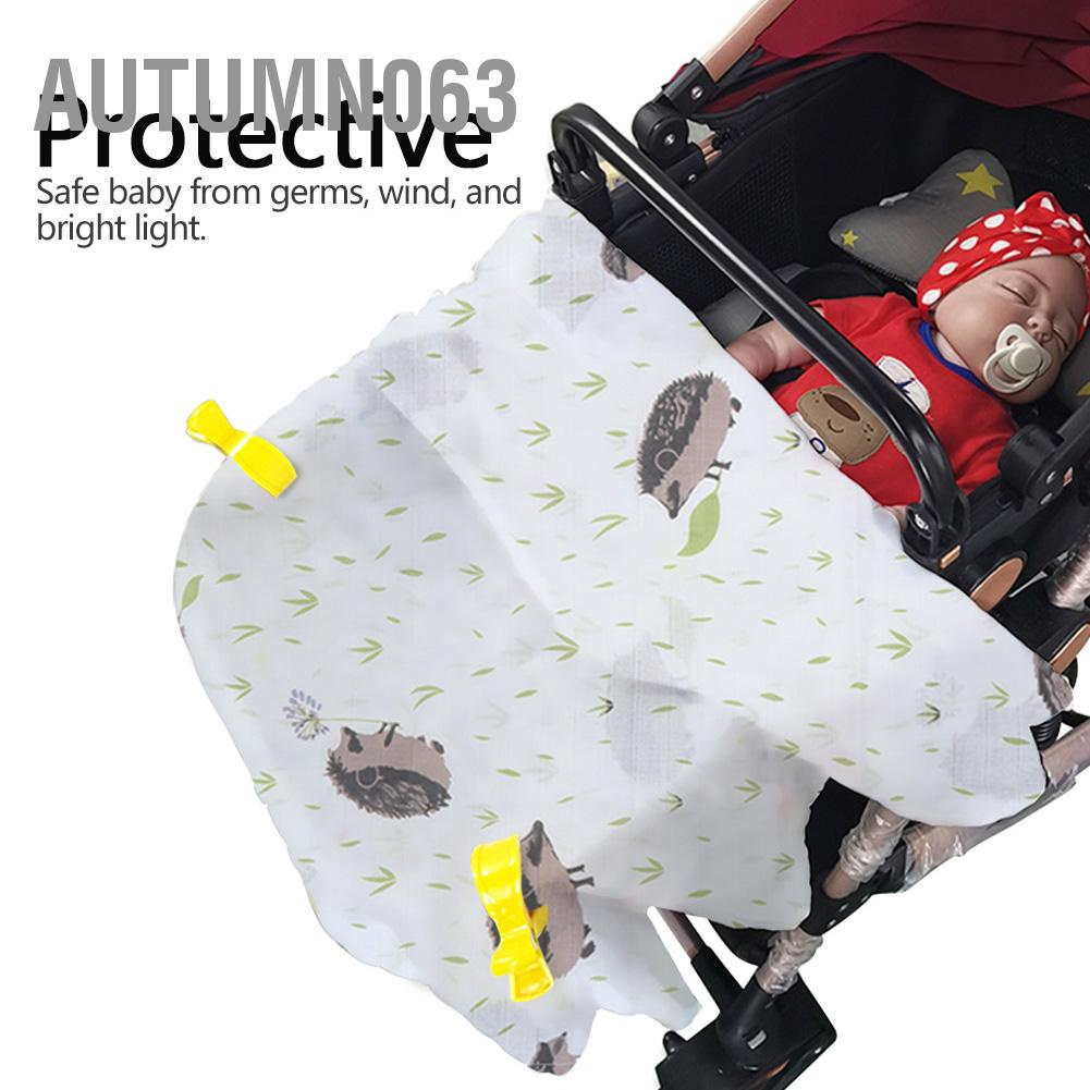 Autumn063 Ghế ngồi ô tô Muslin có mái che cho xe đẩy trẻ sơ sinh điều dưỡng đa dụng thoáng khí an toàn bé
