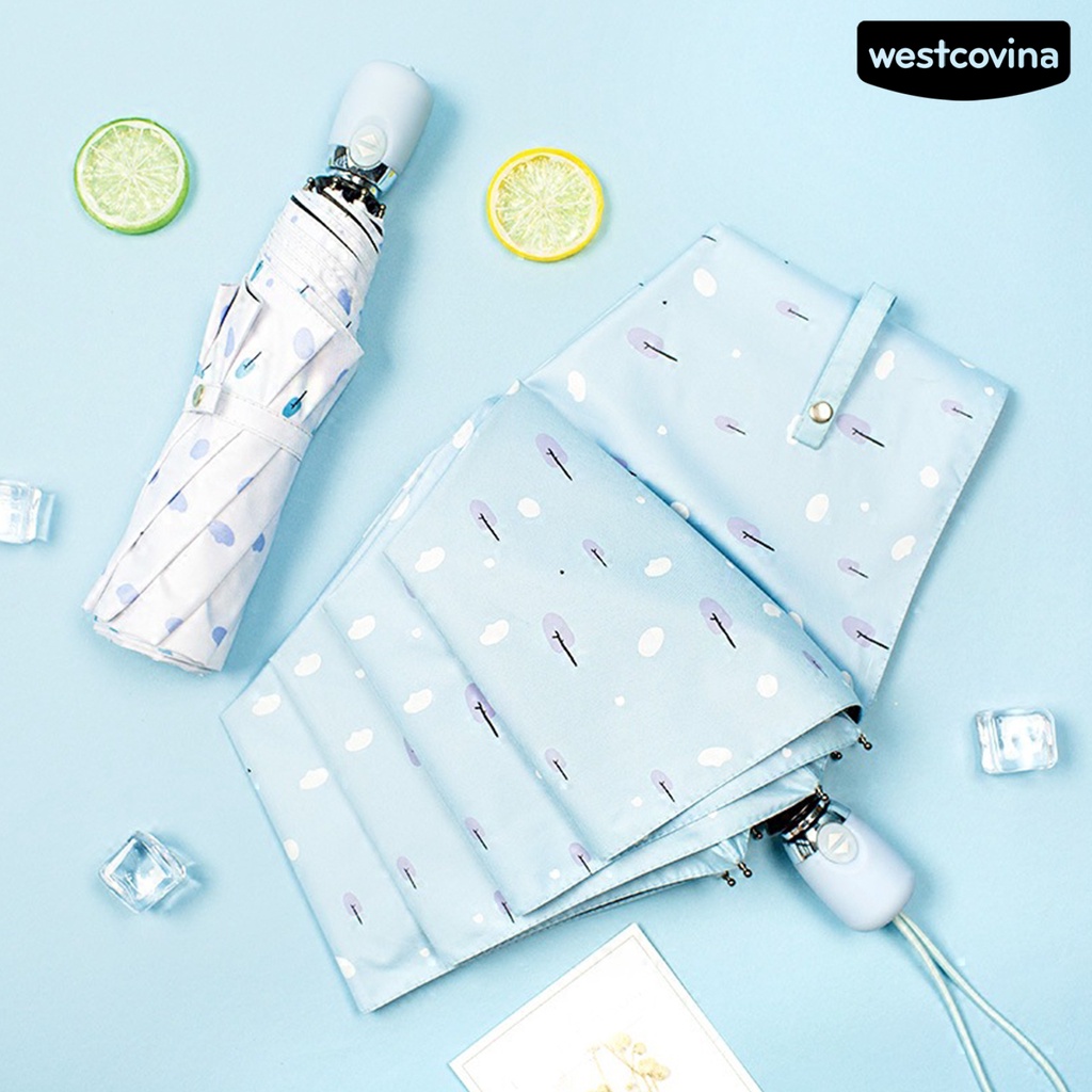 [COD]☁Dù Gấp Tự Động Chống Tia UV / Mưa / Gió Chất Liệu Vinyl