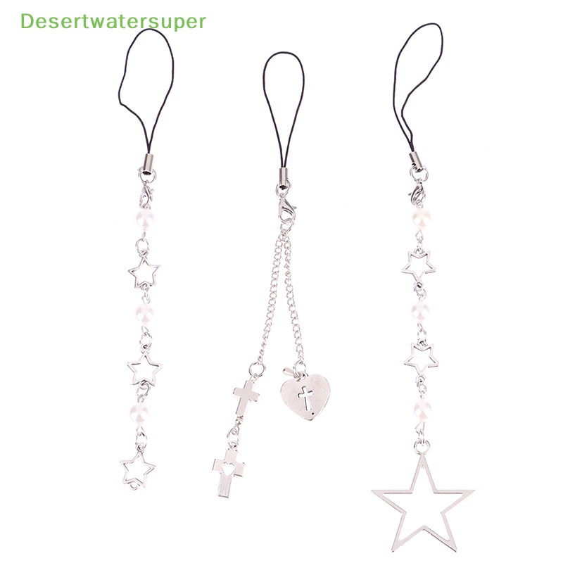 Dsvn Dây Đeo Điện Thoại Hình Ngôi Sao / Trái Tim / Thánh Giá Tối Giản