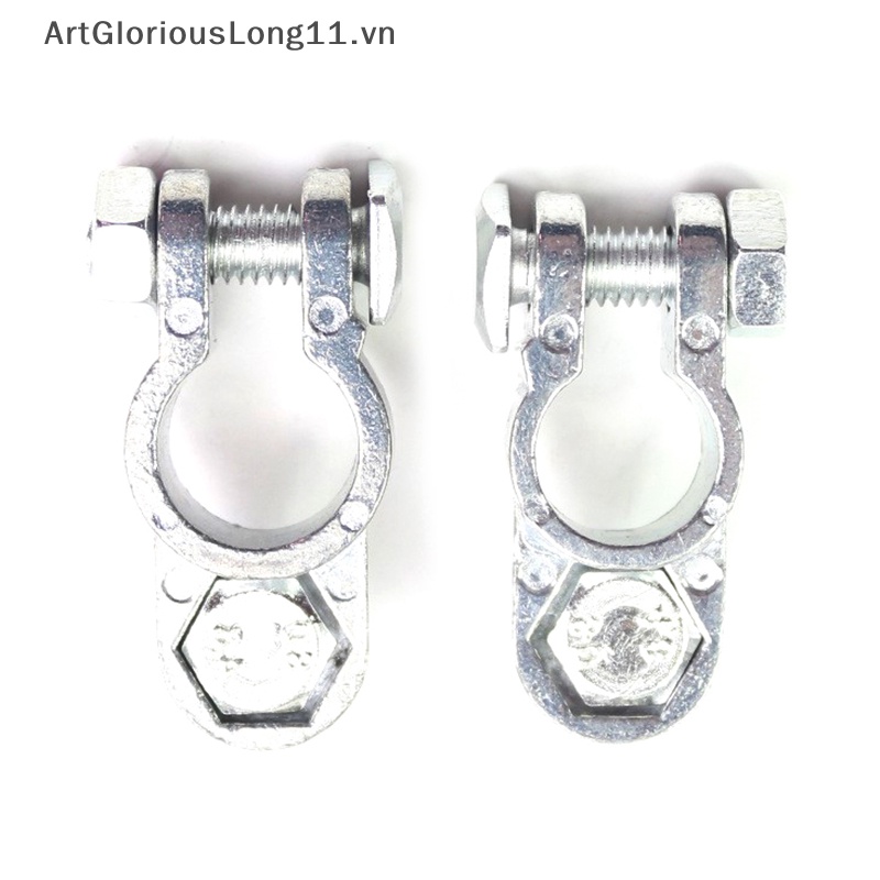 1 Cặp Kẹp Nối Cực Âm &amp; Dương 36A Bằng Hợp Kim Kẽm Có Thể Điều Chỉnh Cho Xe Hơi / Tàu Thuyền / Xe Máy