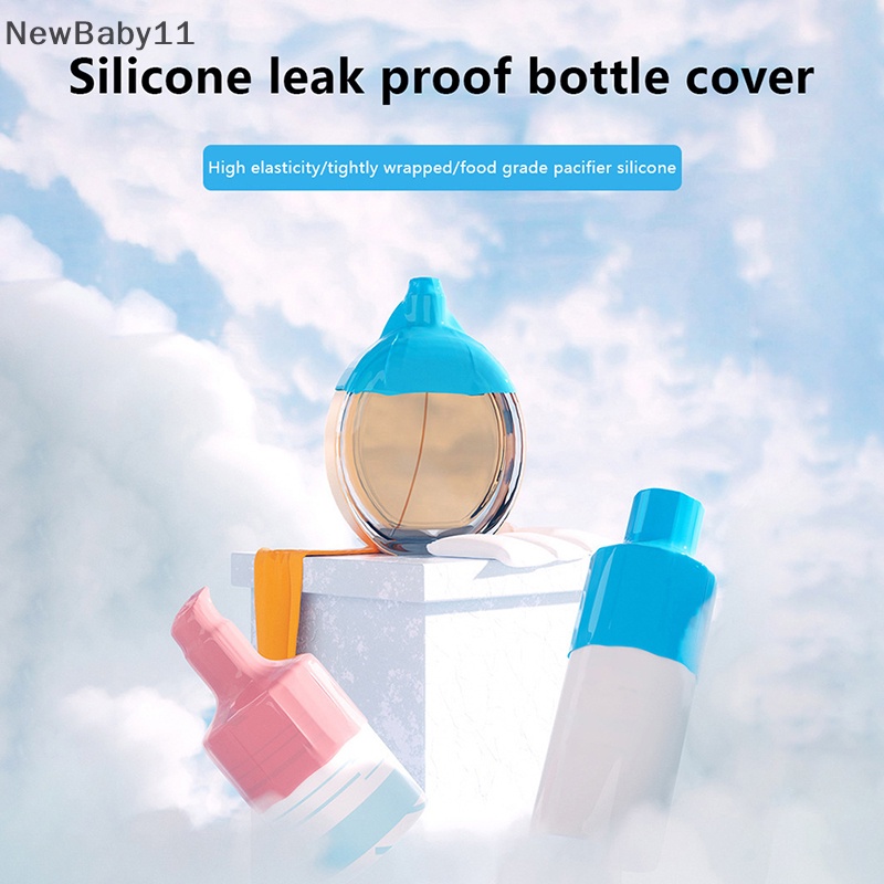 1 Vỏ Silicon Co Giãn Bọc Chai Sữa Dưỡng Du Lịch Chống Rò Rỉ