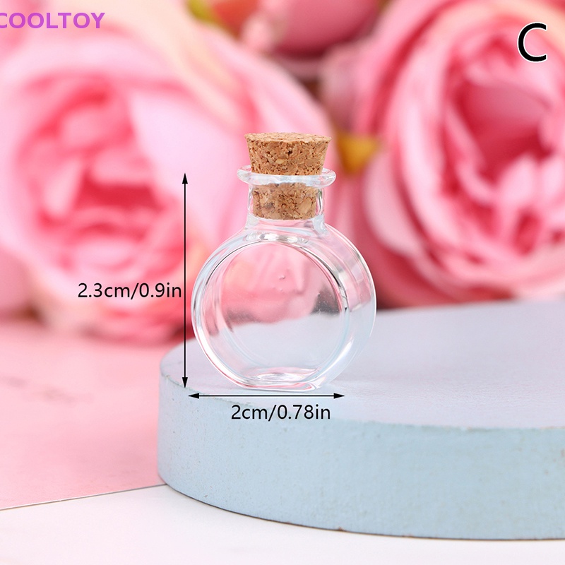 Lọ Thủy Tinh Đựng Kẹo Có Nút Bần Dùng Trang Trí Nhà Búp Bê Tỉ Lệ 1: 12