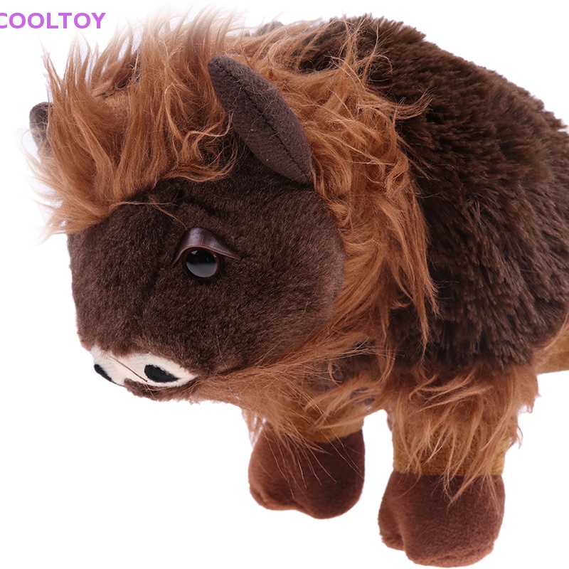 Bò Nhồi Bông Mềm Mại Trang Trí Nông Trại