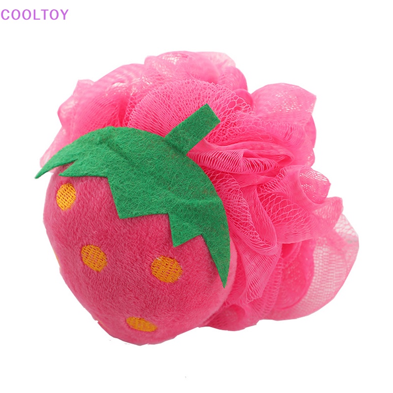 Cooltoy 1 Bông Tắm Bằng Xơ Mướp Lưới Nhiều Màu Họa Tiết Trái Cây Hoạt Hình Dễ Thương