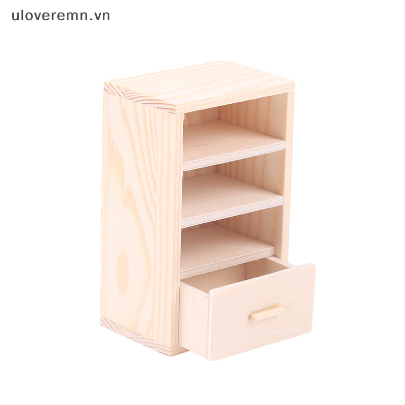 Mô Hình Tủ Sách 1: 12 Dùng Trang Trí Nhà Búp Bê