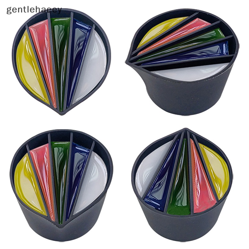 Cốc Silicone Chia 2 / 3 / 4 / 5 Ngăn Có Thể Tái Sử Dụng Tiện Lợi