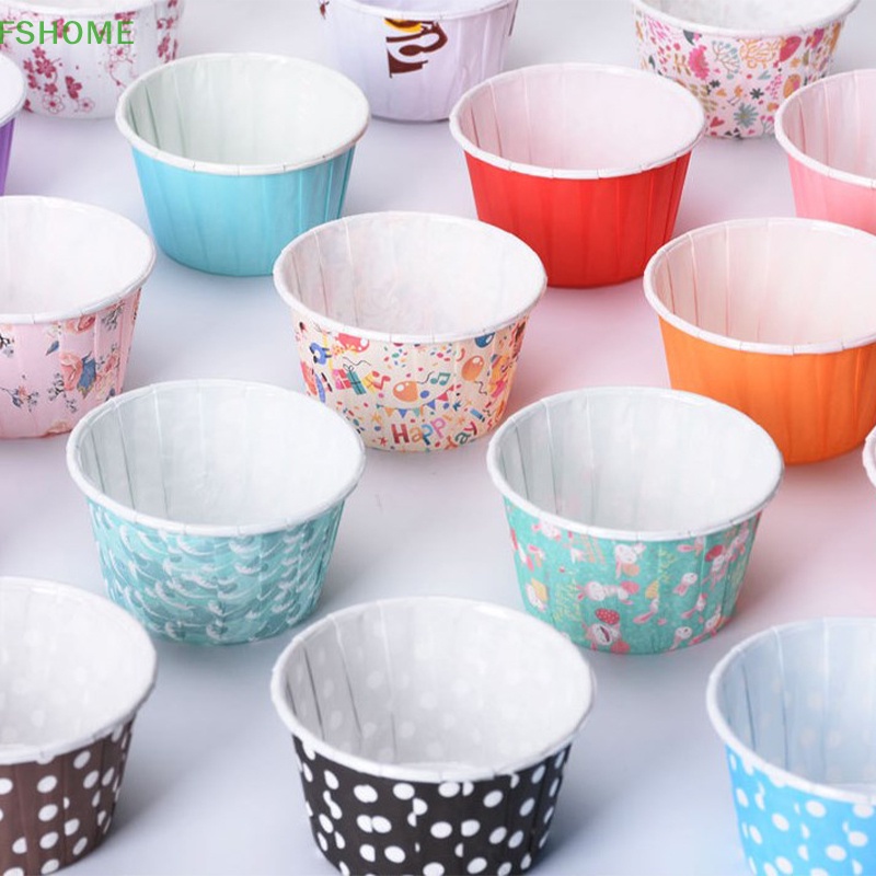 Cốc Giấy Đựng Bánh Cupcake Chống Dầu Mới