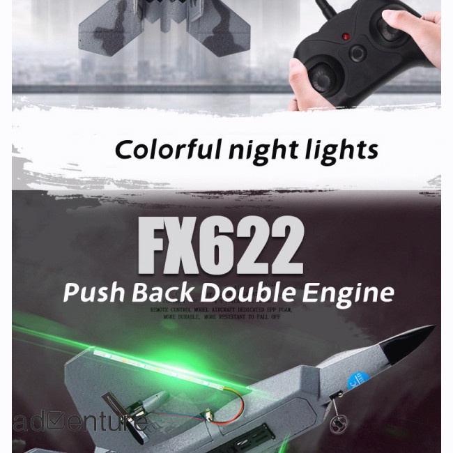 Máy Bay Điều Khiển Từ Xa F22 F62 F622 2.4ghz Cho Bé Trai