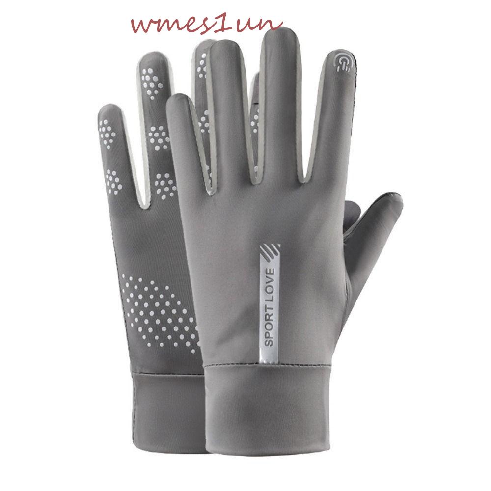 Găng Tay Chống Nắng Mùa Hè Hở Ngón Phối Lưới Thoáng Khí WMES15H