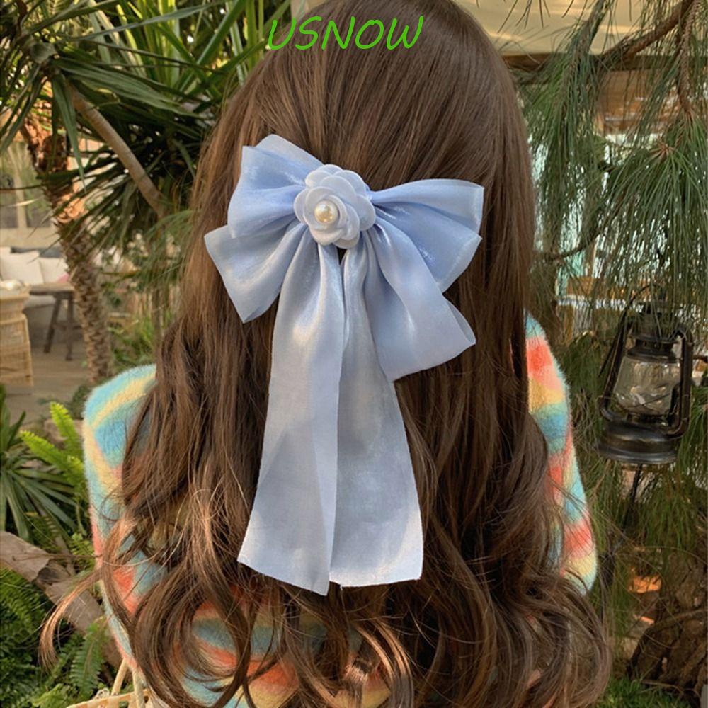 Kẹp Tóc Lưới Hình Nơ Phong Cách Hàn Quốc Thời Trang Cho Nữ