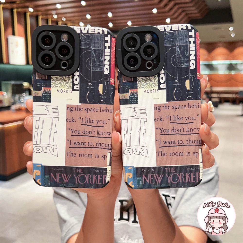 Ốp Điện Thoại Da Giả Viền TPU Dẻo Họa Tiết Tranh Sơn Dầu Chống Bụi Bẩn Cho IPhone 14 Pro Max 11 12 11 Pro Max X 7Plus