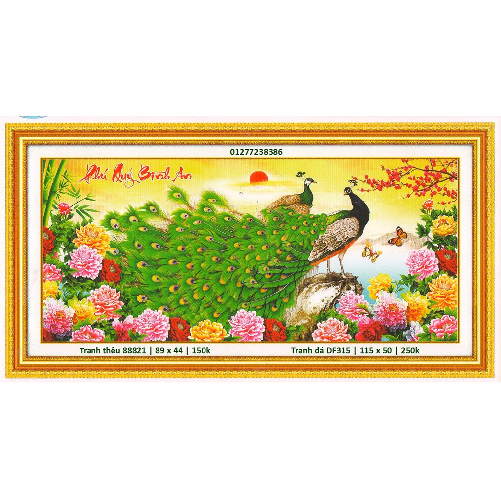 Tranh thêu thanh lí 79k