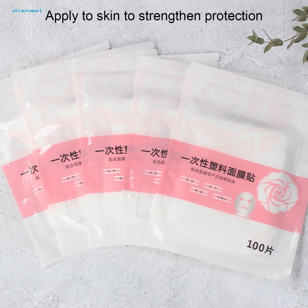 Túi Đựng Đồ Dùng Cao Cấp Tiện Dụng| Set 100 Miếng Dán Nhựa PE Chống Mất Dưỡng Ẩm Đa Năng Dùng Một Lần Cho Spa