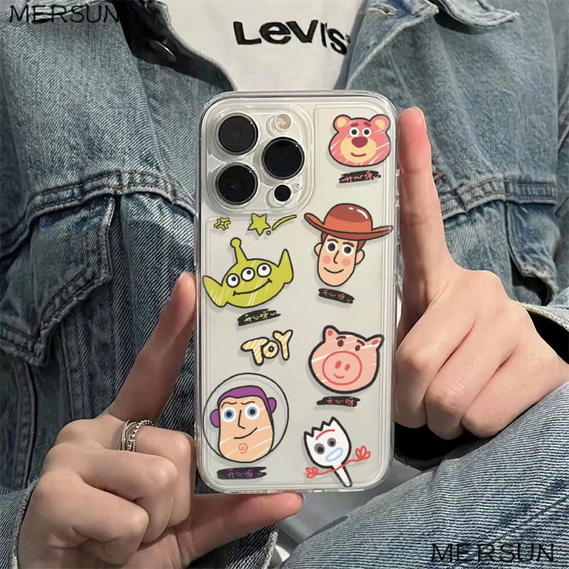 ✅Ốp Điện Thoại Mềm Chống Sốc Họa Tiết Hoạt Hình Cho Iphone 13iPhone12plus 14pro 78 6Inmax 11 CE1M