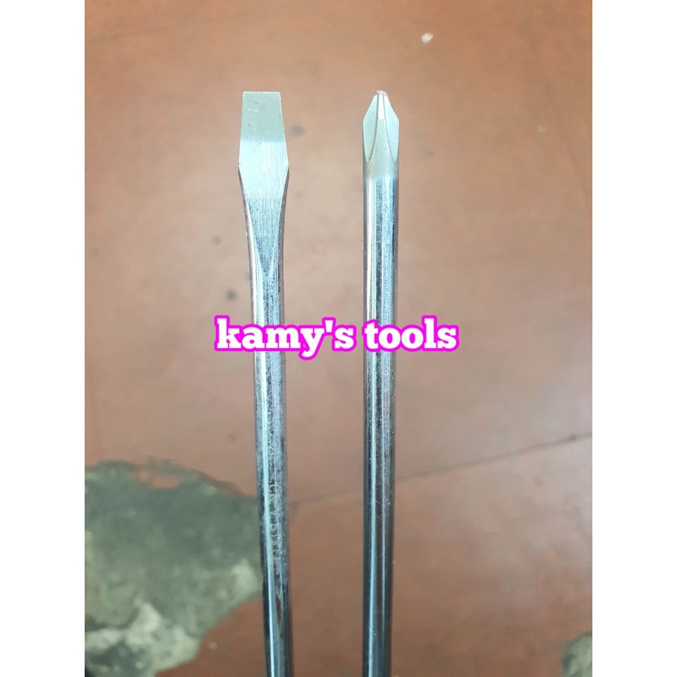 Tua vít bake dẹp 6mm dài 75mm 100mm 125mmm 150mm 200mm 300mm model C0023 C-mart