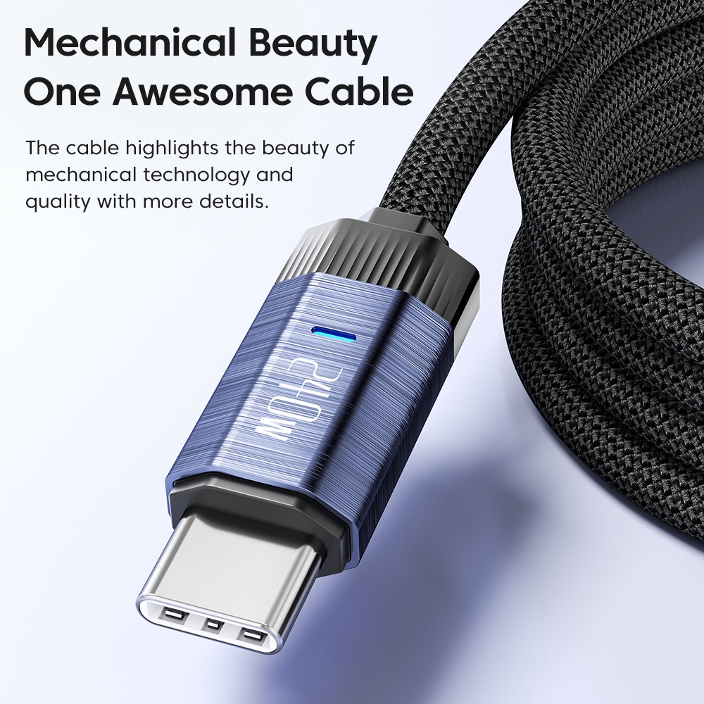 Cáp Sạc Nhanh Toocki 240W USB C Sang Type C PD3.1 QC4.0 Cho Samsung Xiaomi 100W