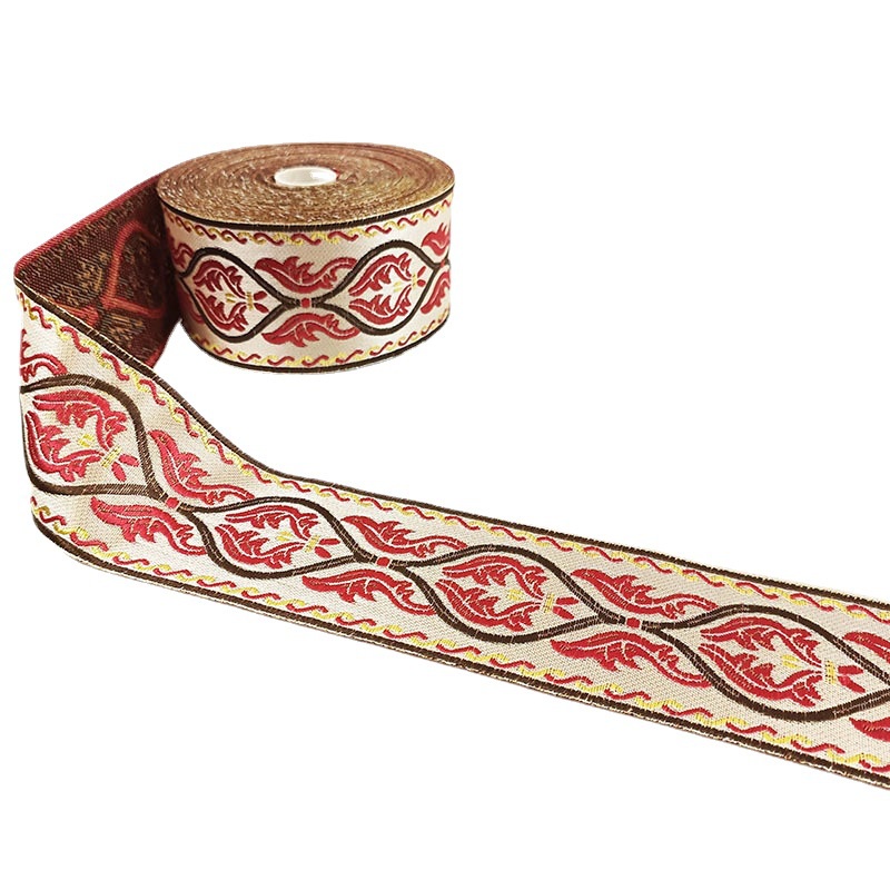 Rèm Cửa Ren Hoa 6cm Dùng Trang Trí Ghế Sofa / Gối / Mũ / Đồ Hán Phục