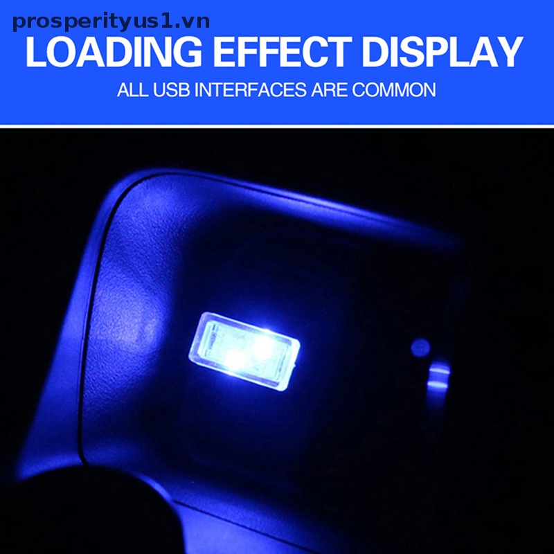 1 Đèn LED USB Mini Nhiều Màu Linh Hoạt Chuyên Nghiệp Cho Xe Hơi