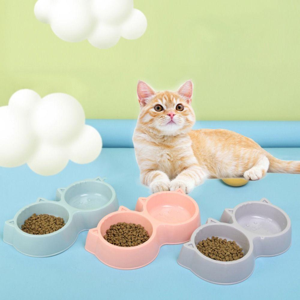 YIYU Tô Đựng Thức Ăn Cho Thú Cưng Bằng Nhựa Sức Chứa Lớn Siêu Bền Thiết Kế Dễ Thương