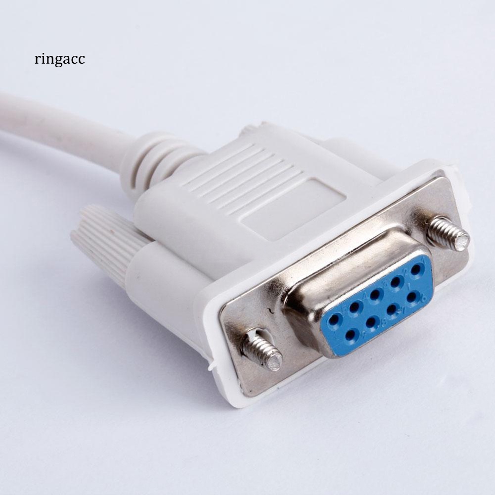 Dây Cáp Nối Dài 1.5M Male Sang Female DB9 9-Pin RS232 Cho PC Laptop