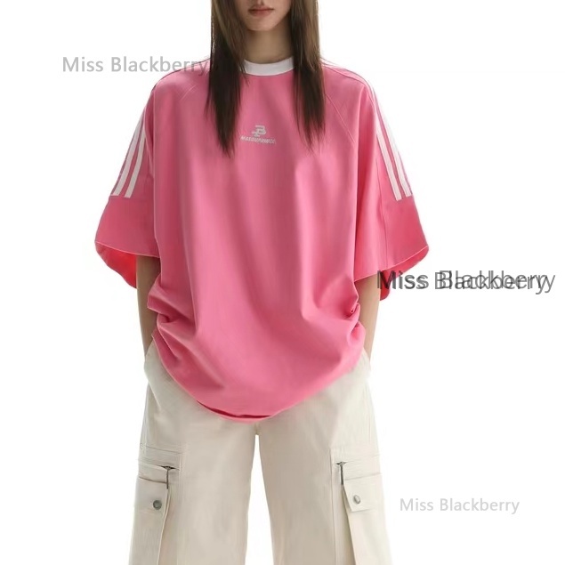 Áo Thun 100% Cotton Tay Ngắn Dáng Rộng Thời Trang Mùa Hè 2023