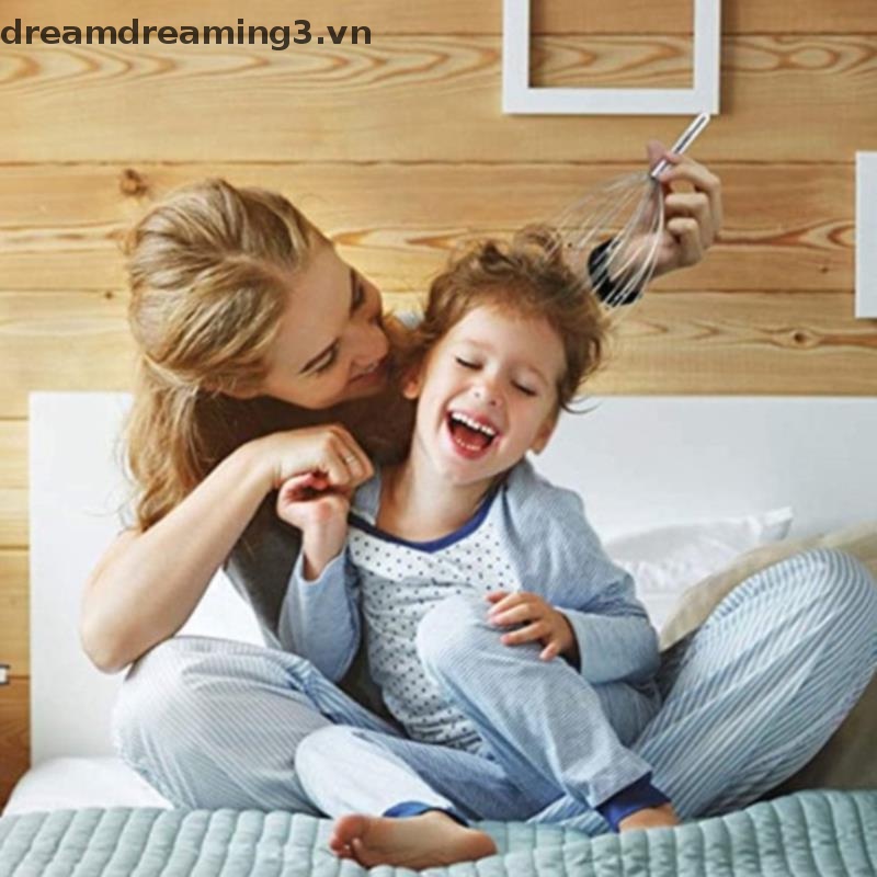 Dụng Cụ Mát Xa Da Đầu Với 20 Đầu Nhíp Massage Thư Giãn Sâu