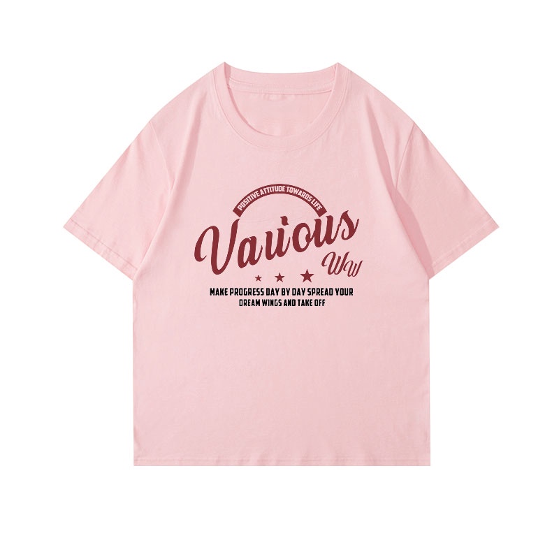 NRVP Áo Thun 100% Cotton Tay Ngắn Phong Cách Hàn Quốc Mới