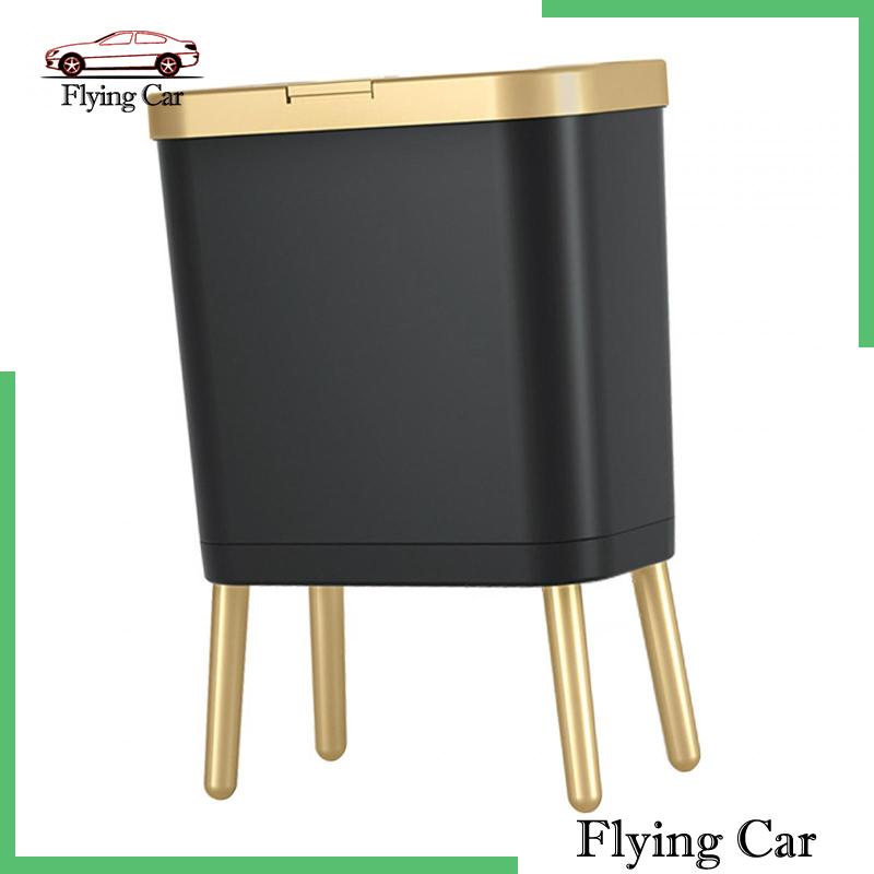 Thùng Rác 15L Có Nút Nhấn Tiện Dụng Cho Văn Phòng / Phòng Tắm / Ngoài Trời