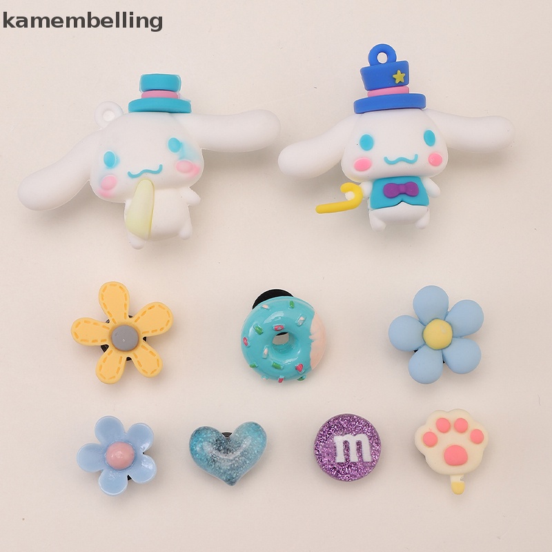 Set 9 Phụ Kiện Trang Trí Giày Hình Hoạt Hình Dễ Thương DIY