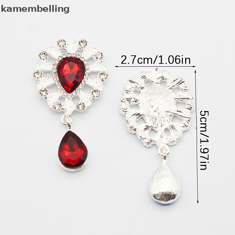 Trâm Cài Áo Hình Giọt Nước Đính Đá Thủ Công Sáng Tạo